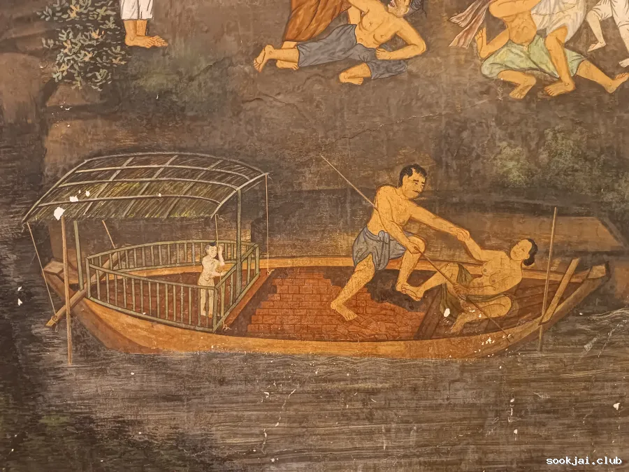 Wat Suwan Dararam is a temple of the Chakri dynasty because the father of King Rama I built it