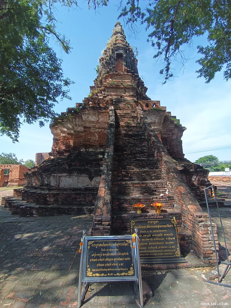 เศียรพระใหญ่ วัดวรเชษฐาราม (นอกเกาะเมือง) ชมโบราณสถานสงบร่มรื่นแห่งท้องทุ่งประเชต