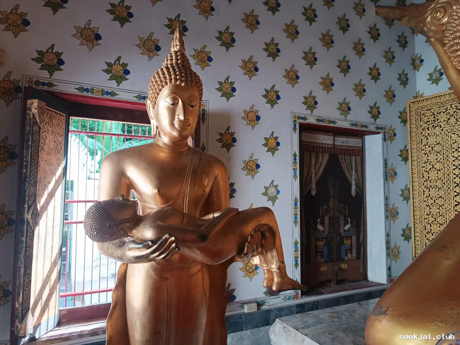 ชมภาพจิตรกรรม รัชกาลที่ 4 ทรงกล้องดูดาว ที่วัดเสนาสนาราม อยุธยา