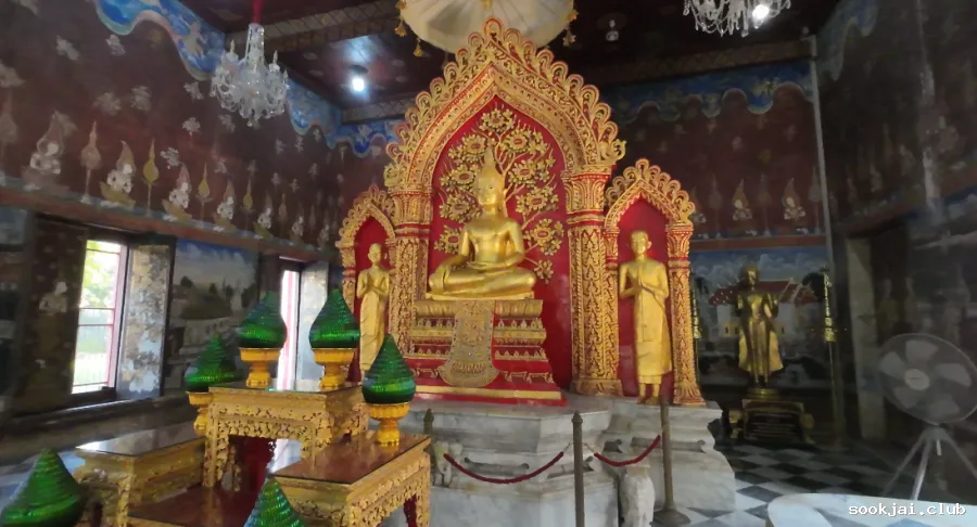 ชมภาพจิตรกรรม รัชกาลที่ 4 ทรงกล้องดูดาว ที่วัดเสนาสนาราม อยุธยา