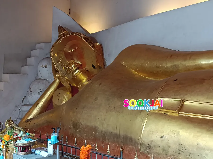 เที่ยววัดพระรูป สุพรรณบุรี ไหว้พระนอนโบราณสมัยอู่ทอง ย้อนรอยตำนานพระขุนแผนชื่อดัง