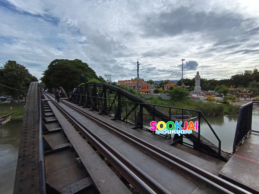Check-in at the Bridge over the River Kwai, a world-class landmark of Kanchanaburi, retracing the history of the Death Railway