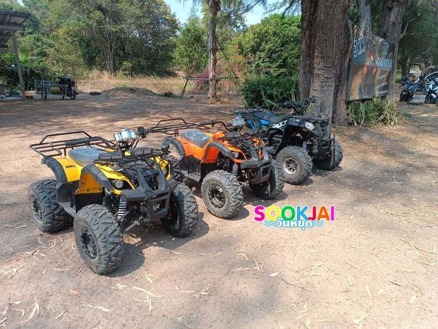 ขี่ ATV ลุยฝุ่น กองบิน 5 อ่าวมะนาว: เส้นทางวิบากสุดมันส์ 3 กม. เพียง 350 บาท!