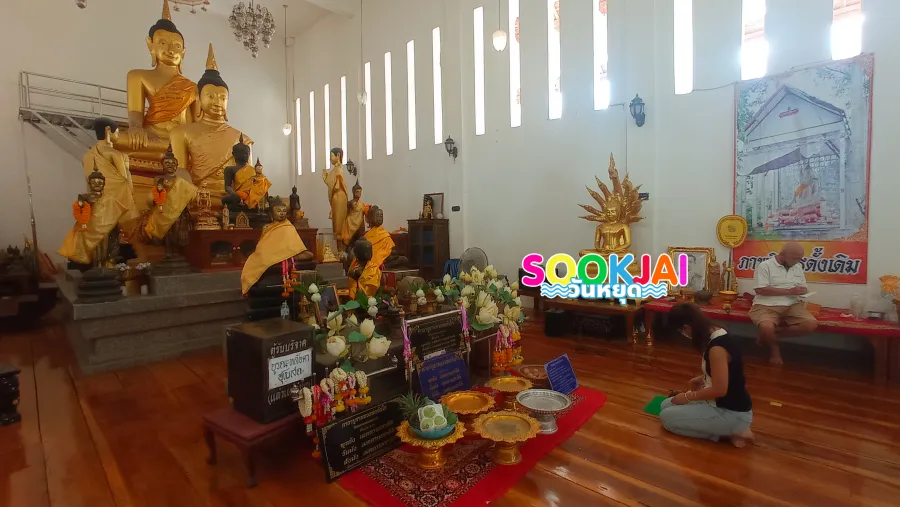 ไหว้พระ "วัดกลางคลองสระบัว" อยุธยา ชมหลวงพ่อป่าเลไลยก์และพระพุทธรูปปางมารวิชัยศิลปะสมัยอยุธยา