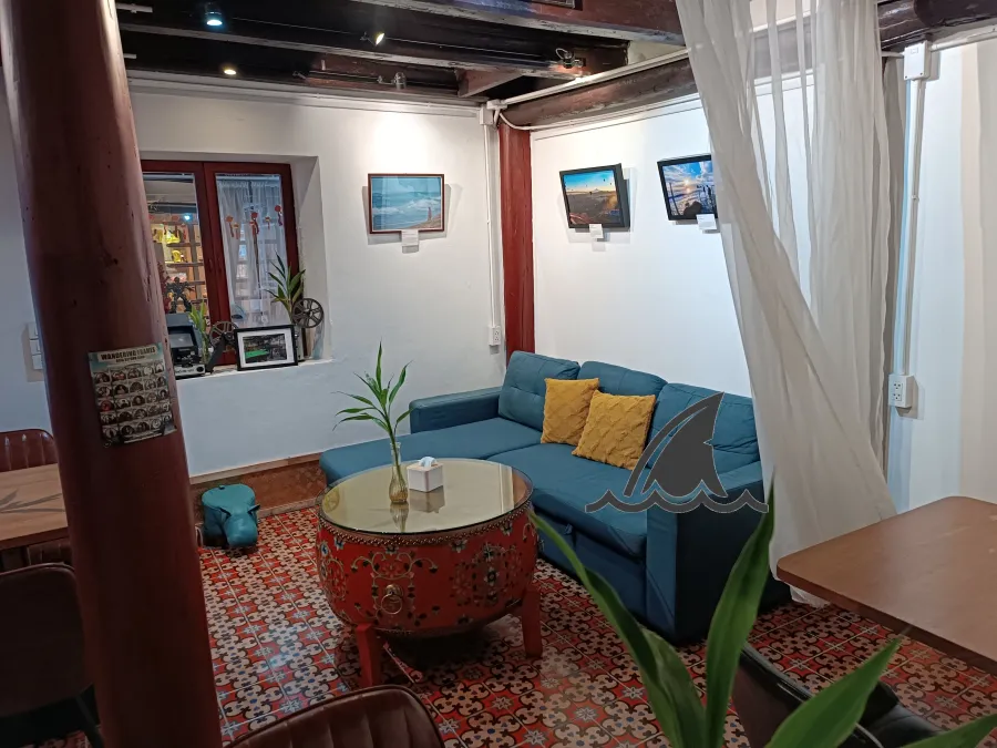 Photo Hostel Photo Cafe: Accommodation, Cafe, Gallery next to the Shrine  