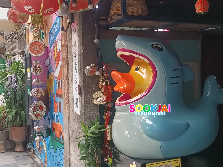 ศาลเจ้าโรงเกือก ตลาดน้อย ไหว้ 