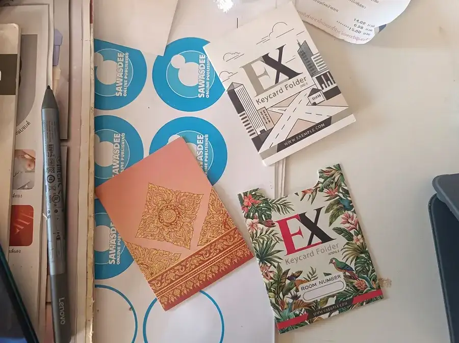 ซองคีย์การ์ด สำหรับวันนี้ 3,000 ชิ้น 6,690 บาท ธุรกิจที่พักสั่งผลิตได้แล้ว